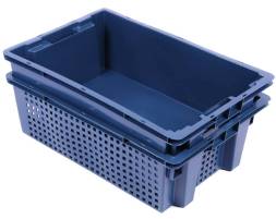 Пластиковый ящик 600х400х200 перфорированные стенки