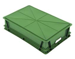 Пластиковый ящик для овощей 600х400х150 сплошной